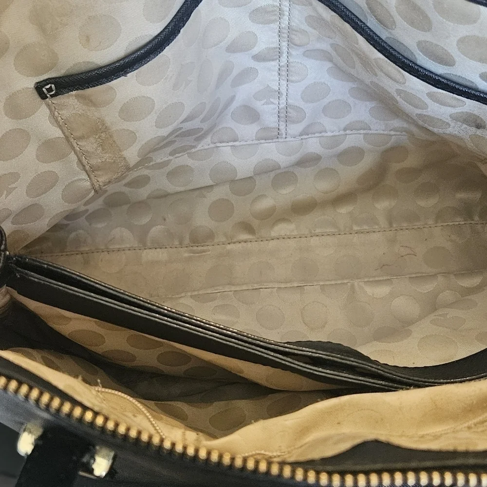 Kate Spade Black Leather Dome Grove Street Shoulder Bag